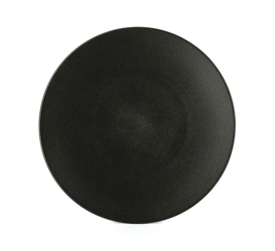 EQUINOXE FLACHER TELLER/PLATZTELLER 31,5 cm Gusseisener optik