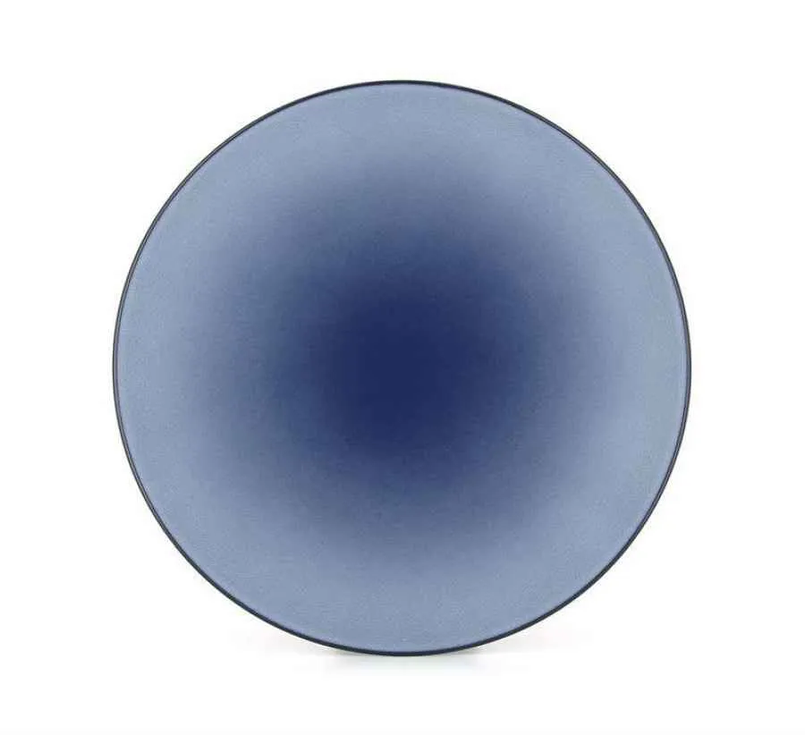 EQUINOXE FLACHER TELLER/PLATZTELLER 31,5 cm Cirrusblau