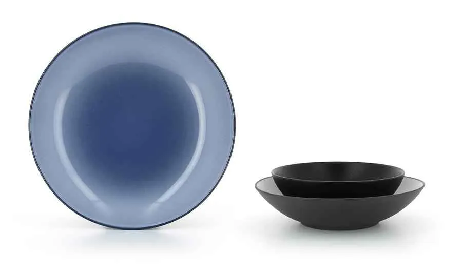 EQUINOXE SUPPENSCHÜSSEL/COUPTELLER 24CM Cirrusblau