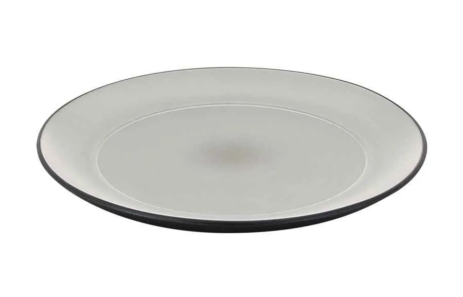 EQUINOXE FLACHER TELLER FÜR DIM SUM 22 CM Pfeffer