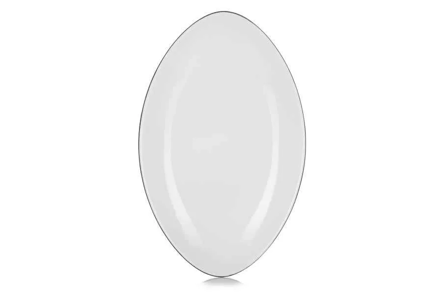 EQUINOXE SERVIERTELLER 35 cm Weiss Kumulus