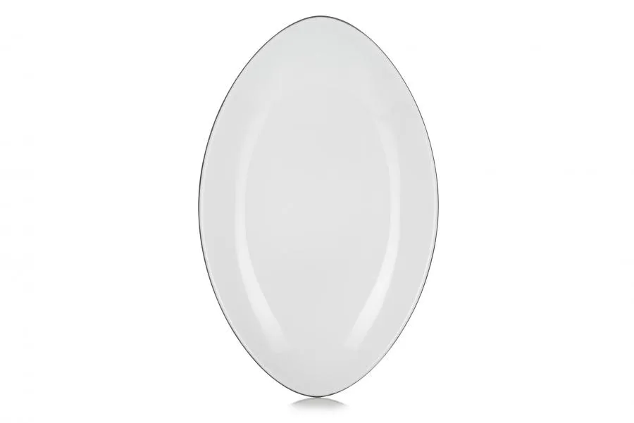 EQUINOXE SERVIERTELLER 35 cm Weiss Kumulus