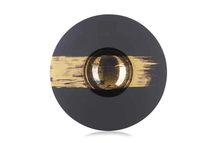 SPHERE KUGEL-TELLER Schwarz Real gold Tempo 2