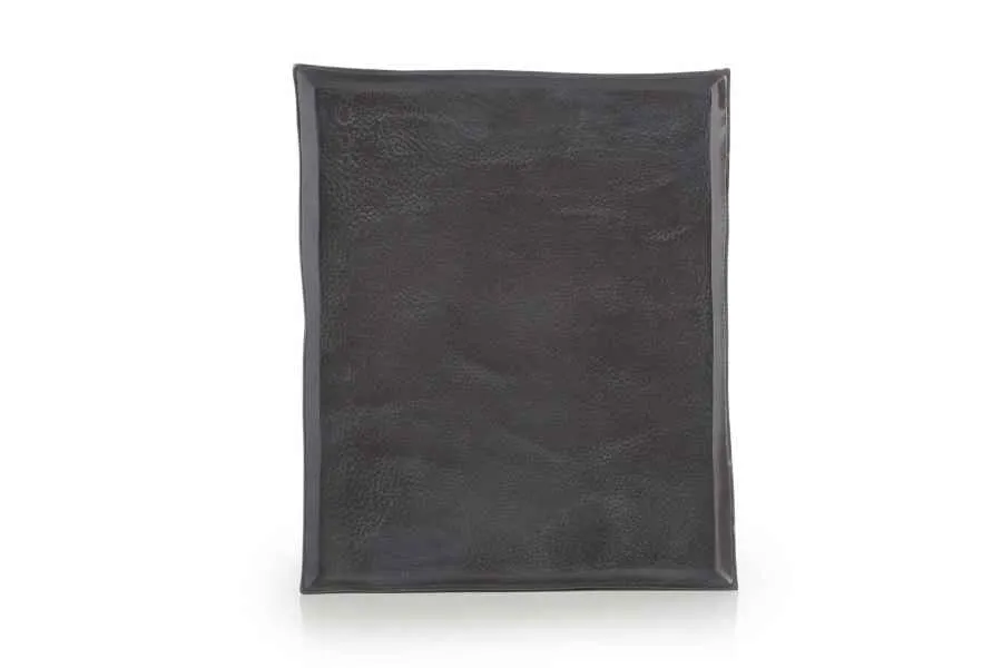 SOLSTICE RECHTECKIGER TELLER/ PLATTE/ SERVIERPLATTE REVOL 21CM Black Moon