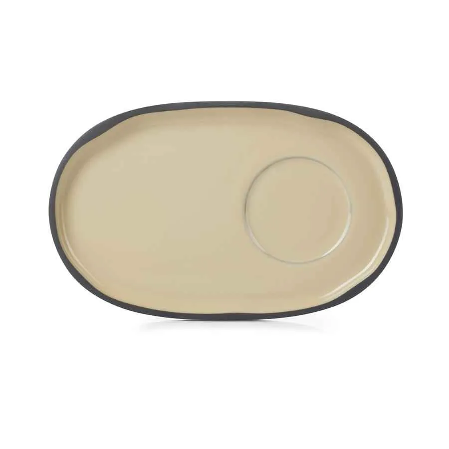 CARACTERE UNTERTASSE 18 x11,1 x 1,5 cm Muskattnuss