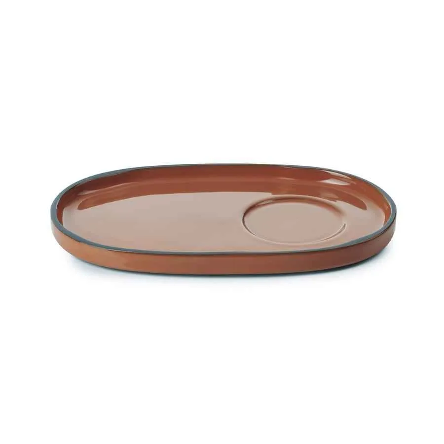 CARACTERE UNTERTASSE 18x11,1x1,5 cm Zimt