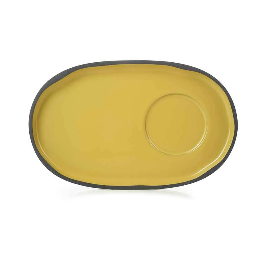 CARACTERE UNTERTASSE 18x11,1x1,5 cm Kurkuma