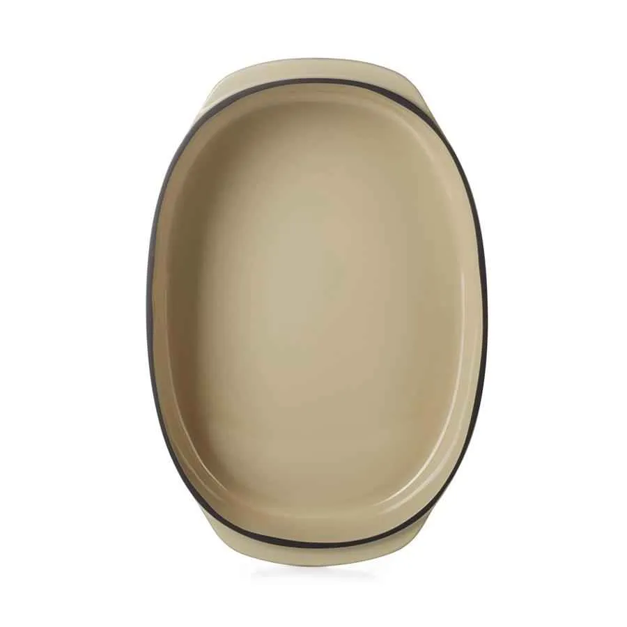 CARACTERE RECHTECKIGE Auflaufform 34 x 25 cm Muskatnuss REVOL