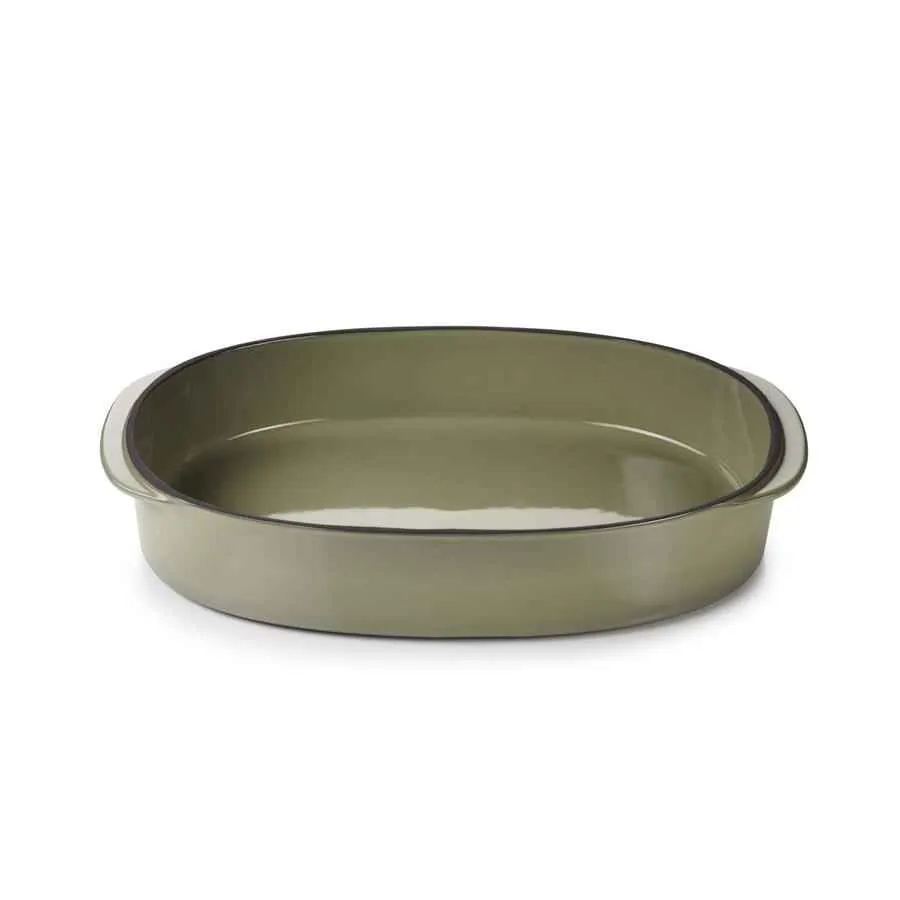 CARACTERE RECHTECKIGE Auflaufform 34 x 25 cm Kardamom REVOL