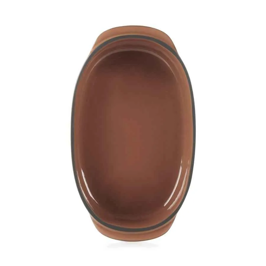 CARACTERE RECHTECKIGE Auflaufform 19 x 13 cm Zimt REVOL