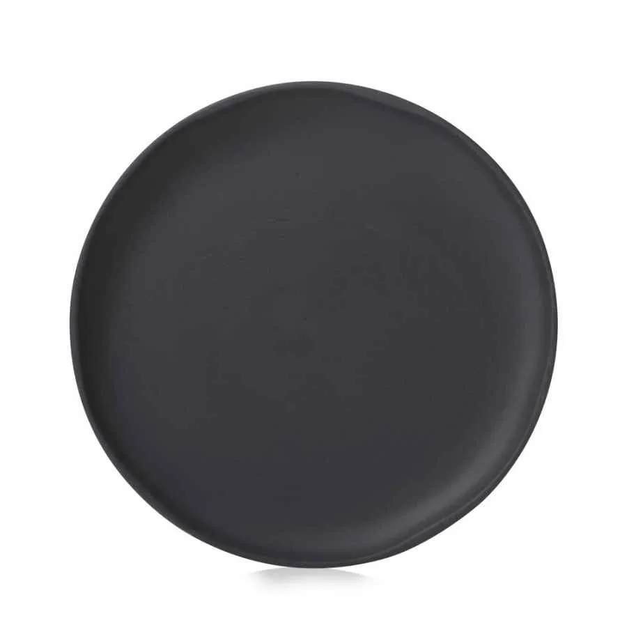 CARACTERE DESSERTTELLER 21 cm Matt schiefer styl