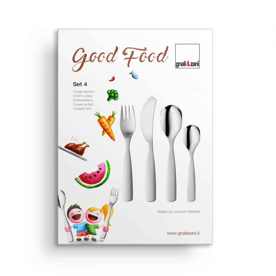 Kinderbesteck Set, 4-teilig edelstahl