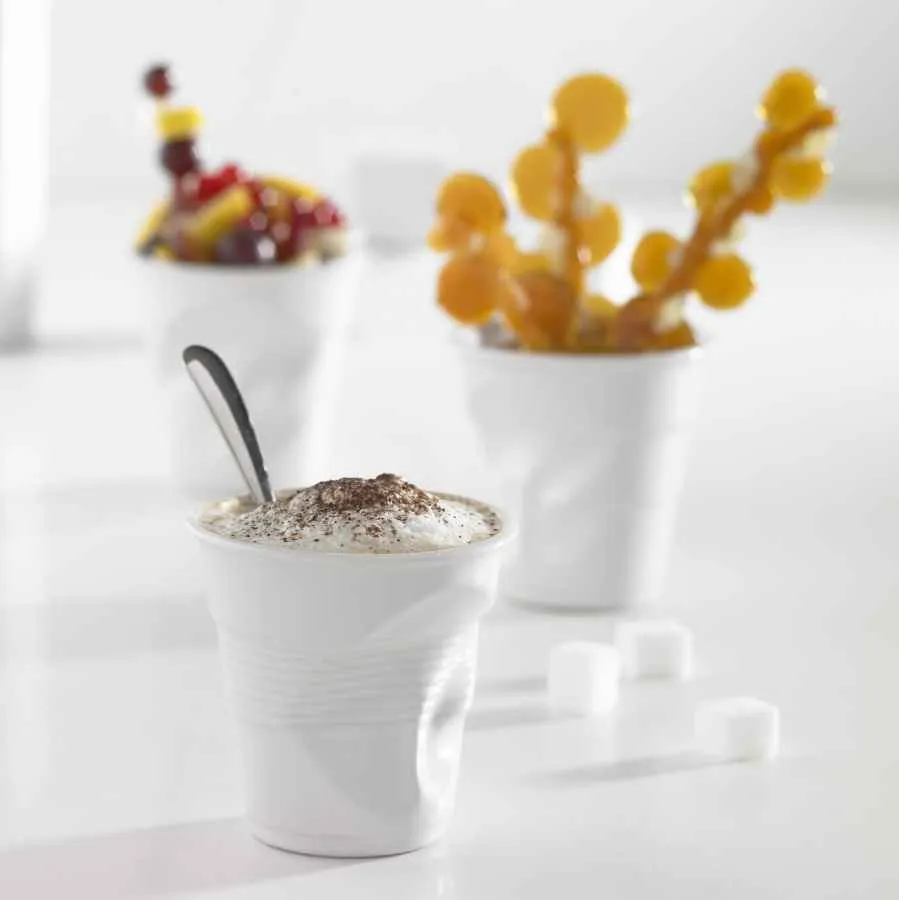 Knickbecher Espresso 0,08l Weiß