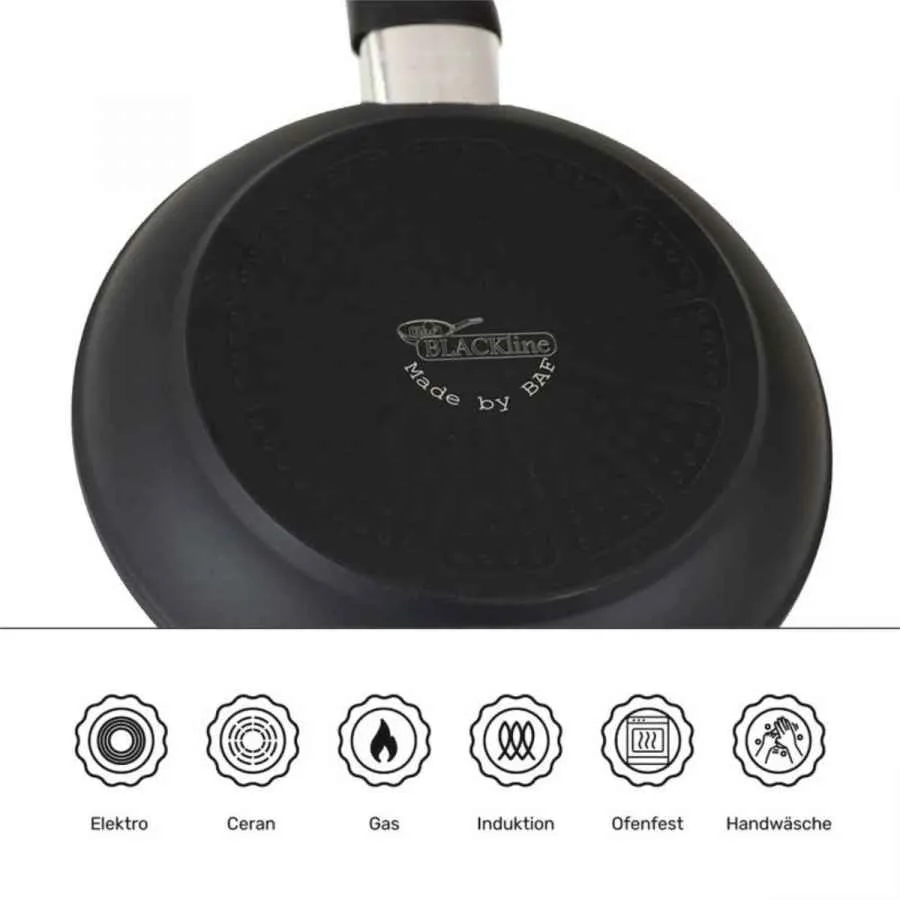 Schmorpfanne 28 cm BAF BLACKline für alle Herdarten
