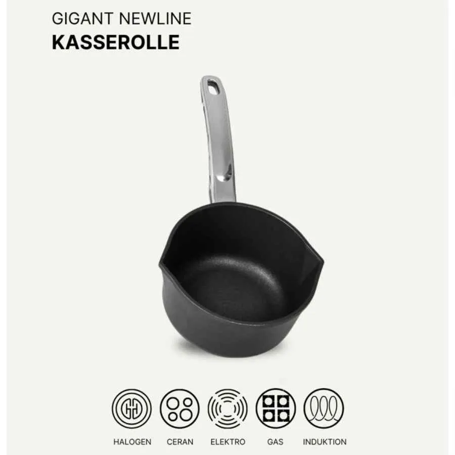 Stieltopf / Kasserolle 18 cm BAF GIGANT Newline für alle Herdarten