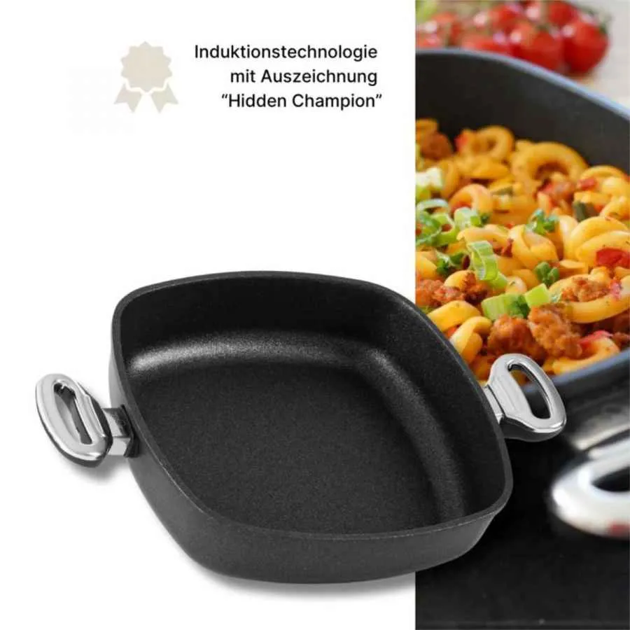 Viereckservierpfanne 28x28 cm BAF GIGANT Newline für alle Herdarten