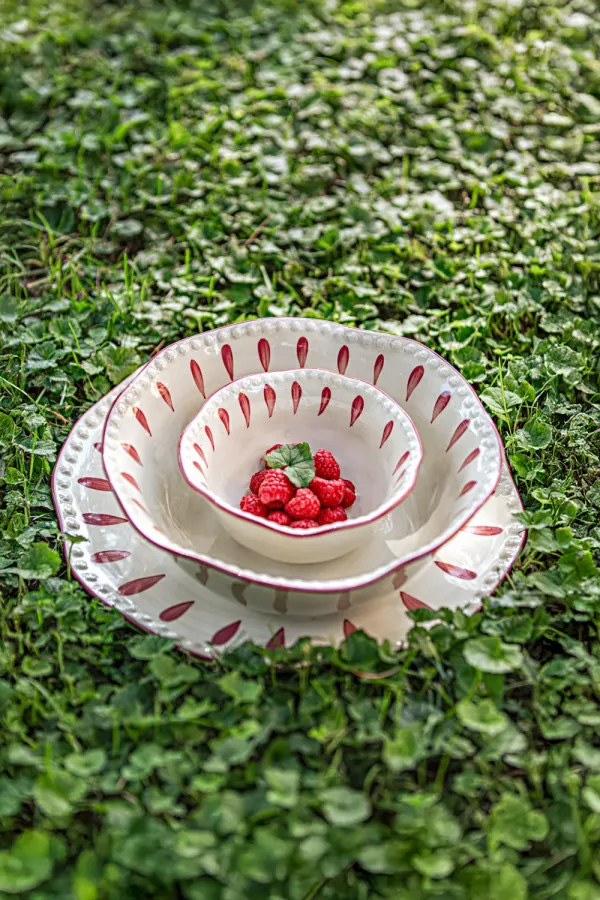 Salatschüssel Domitilla Magenta