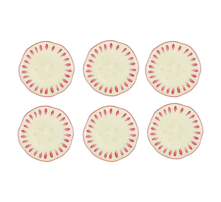 Dessertteller Domitilla Magenta