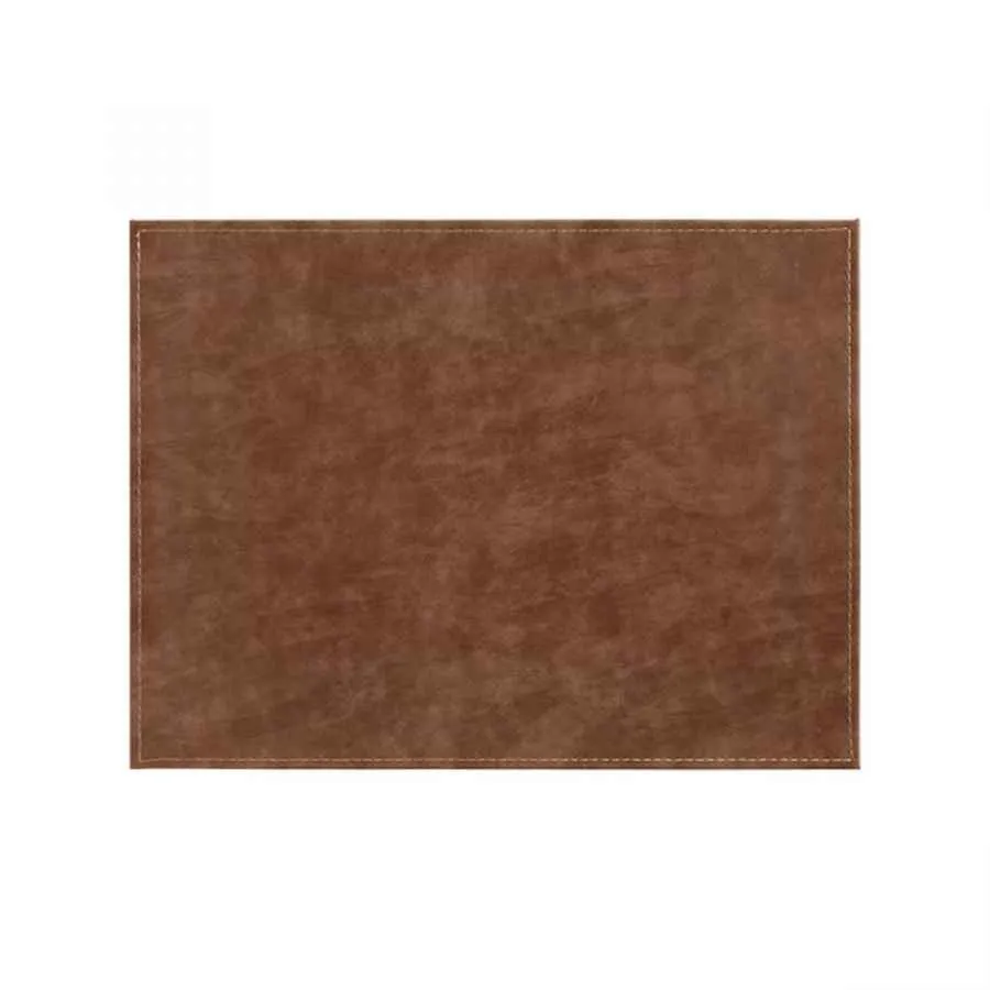 Freeform Platzset rechteckig Hellbraun/Dunkelbraun 40 x 30 cm
