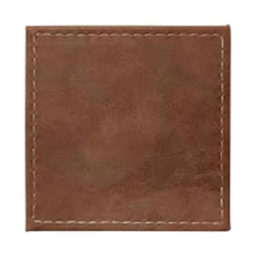 Freeform Untersetzer Hellbraun/Dunkelbraun 4er-Set 10 x 10 cm