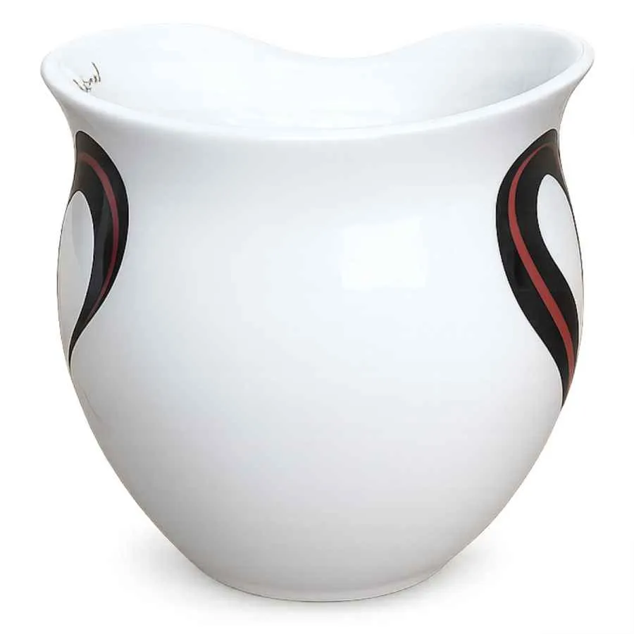 Luigi Colani Kaffeebecher XXL Heart red/black