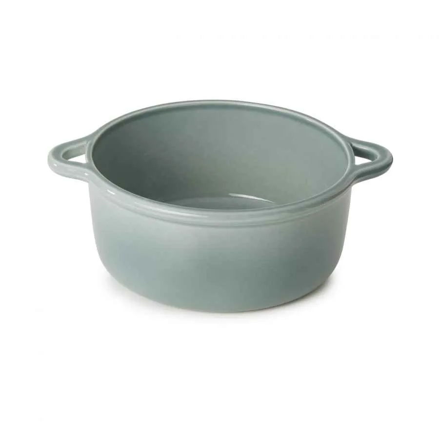 RUNDE OFENKASSEROLLE 22 CM OHNE DECKEL Wolkengrau