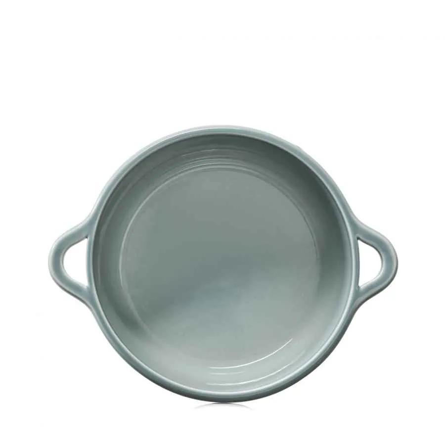 RUNDE OFENKASSEROLLE 22 CM OHNE DECKEL Wolkengrau