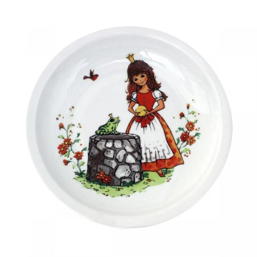 Kinder Teller tief 20 cm Froschkönig
