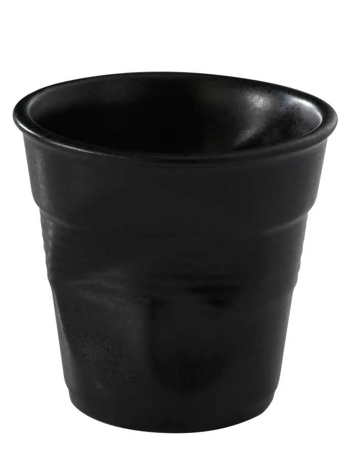 Knickbecher Cappuccino 0,18l Mattschwarz