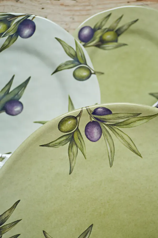 Servierteller Ø 42 cm Olive