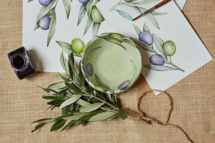 Rührchüssel / Salatschüssel Ø 36 cm Olive