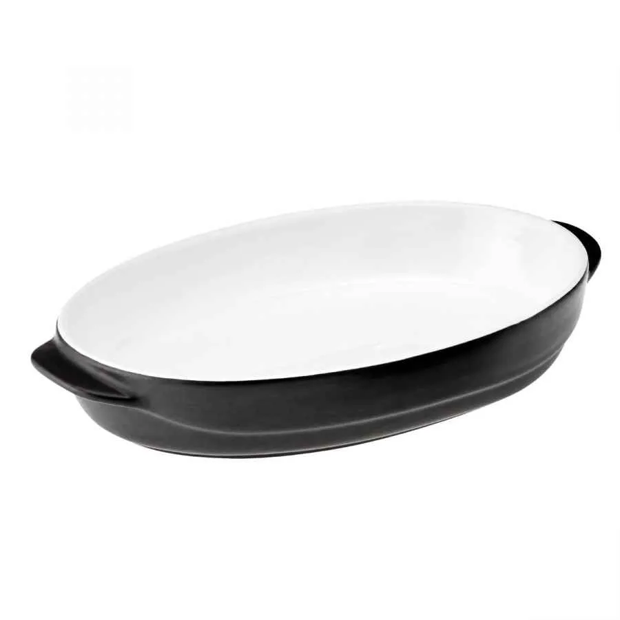 Auflauf & Servierform oval 23 x 13 cm „Schiefer“