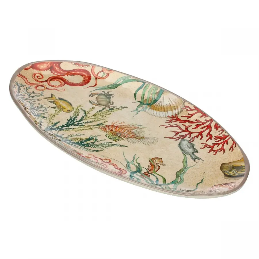 Servierteller / Servierplatte oval 52 x 30 cm Sea Life