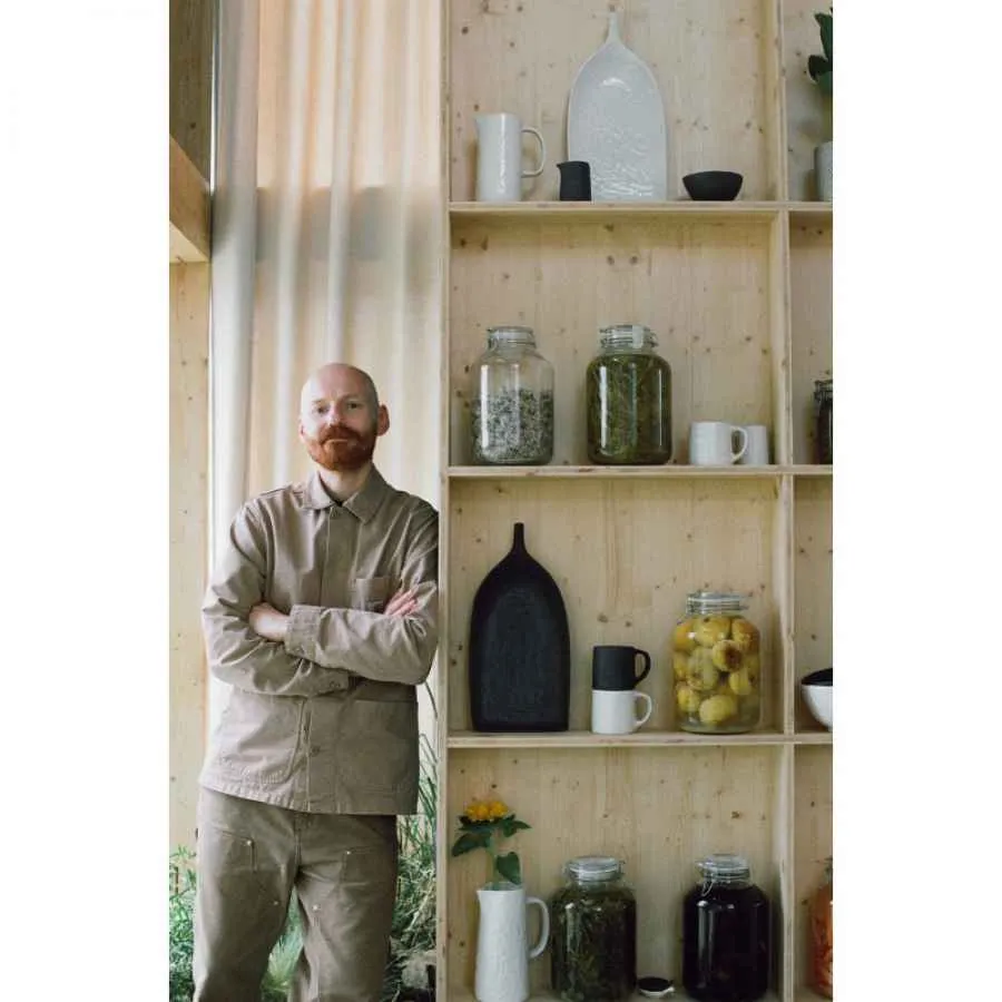 YLI WASSERKRUG/ PITCHER/ VASE 1,2 L Matt schiefer style