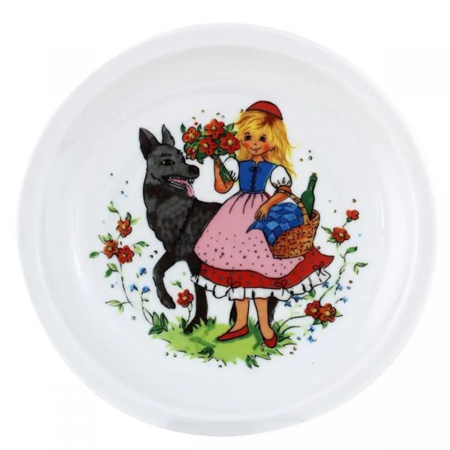 Teller flach 20 cm Rotkäppchen