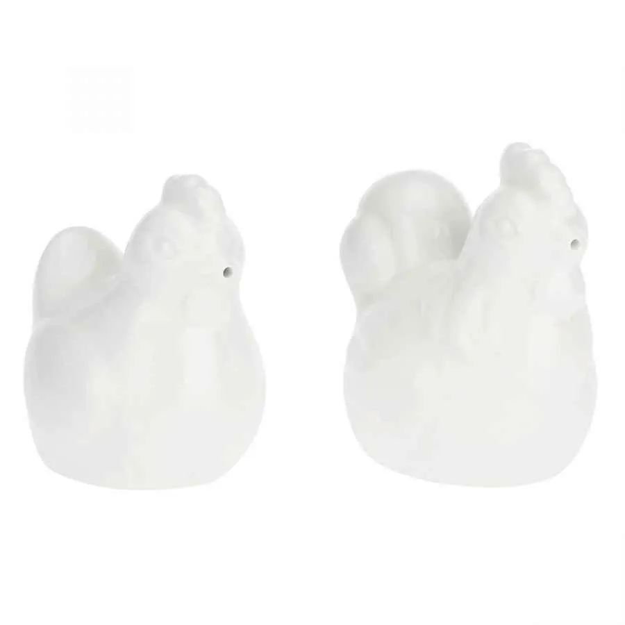 Salz- und Pfefferstreuer-Set "Gallo Gallina" Fattoria 5 x 8 cm