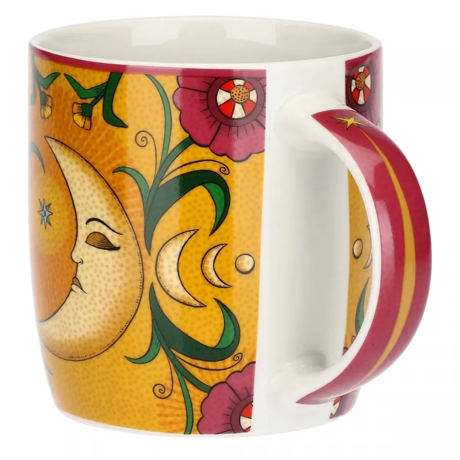 Porzellanbecher 2er Set MIRABILIA 350 ml „Sole & Luna“