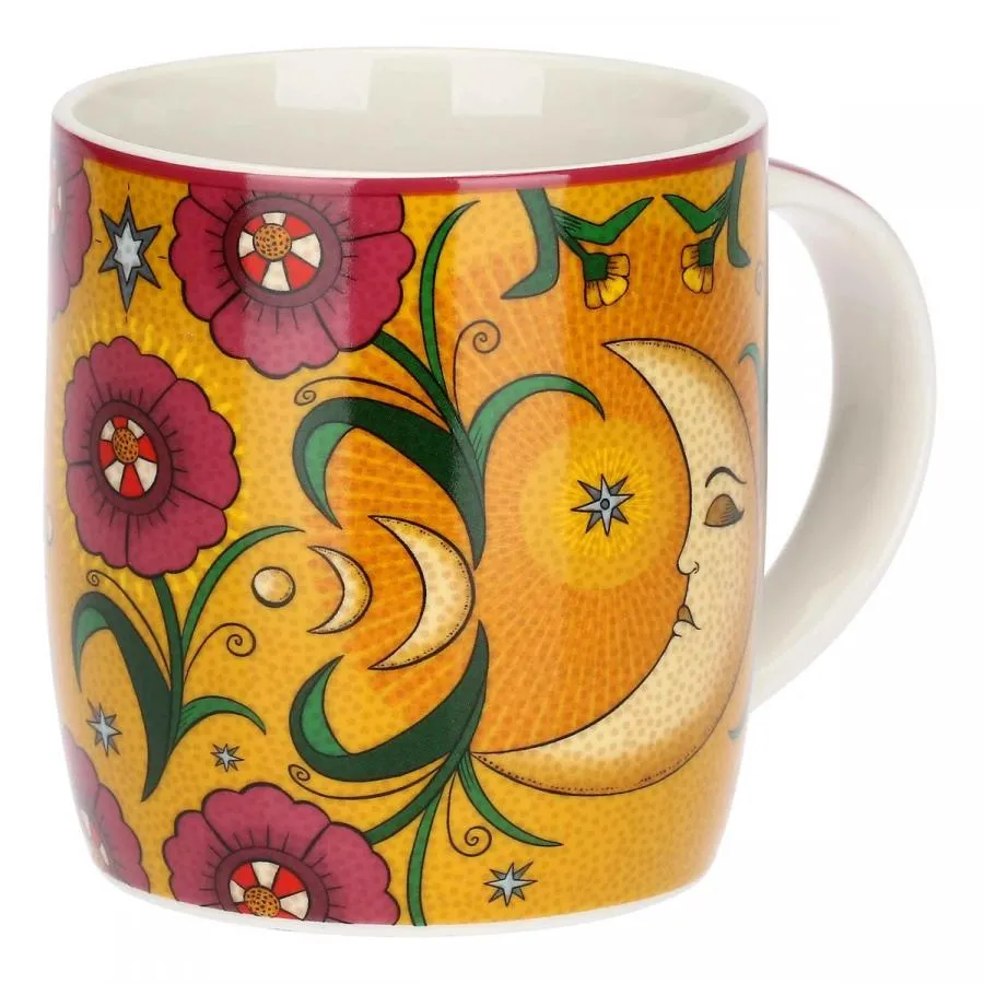 Porzellanbecher 2er Set MIRABILIA 350 ml „Sole & Luna“
