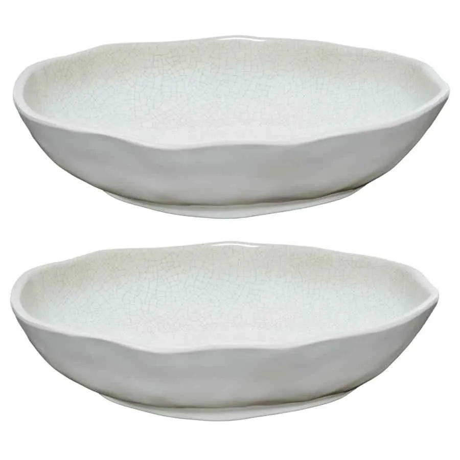 Teller tief / Suppenteller Ø 21 cm Atmosfera Taube Set mit 2 Stück