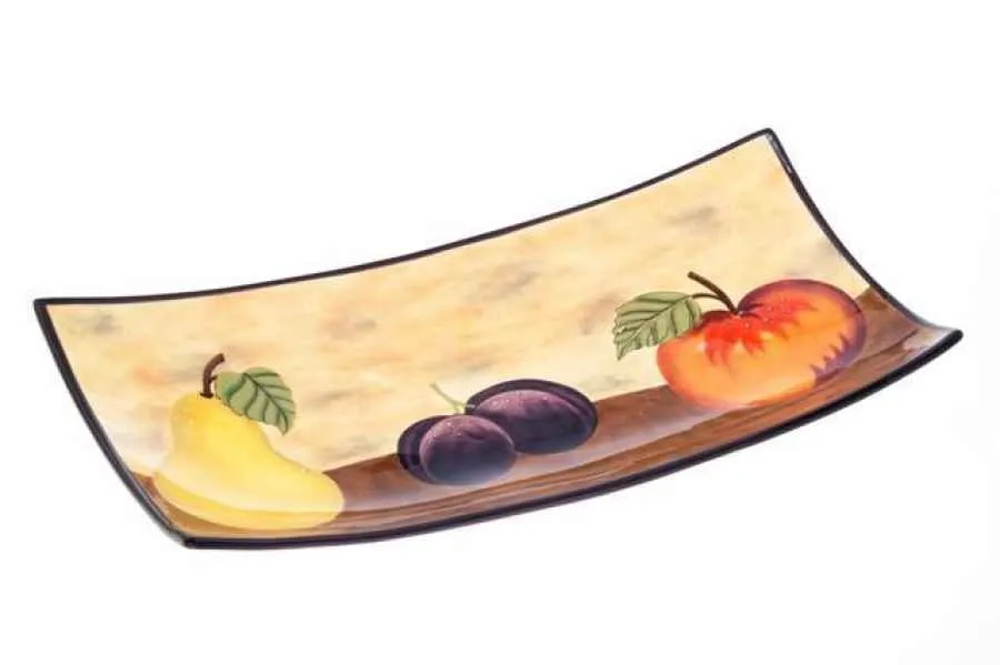 Obstschale 37cm handbemalt "TOSCANA"
