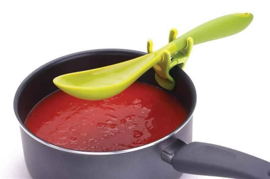 Clip-on Kochlöffelhalter vesch. Farben