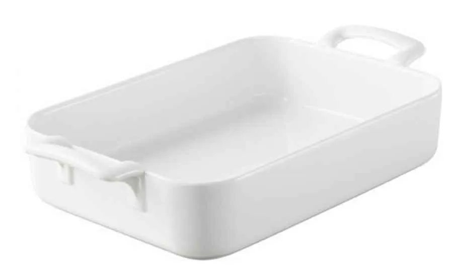 AUFLAUFFORM 350 cl RECHTECKIG Weiss REVOL