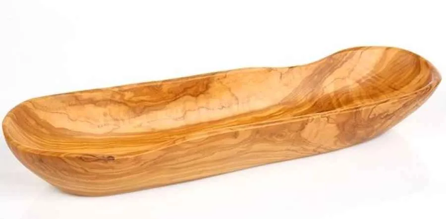 Brotkorb 34,5 x 8,5 cm Olivenholz